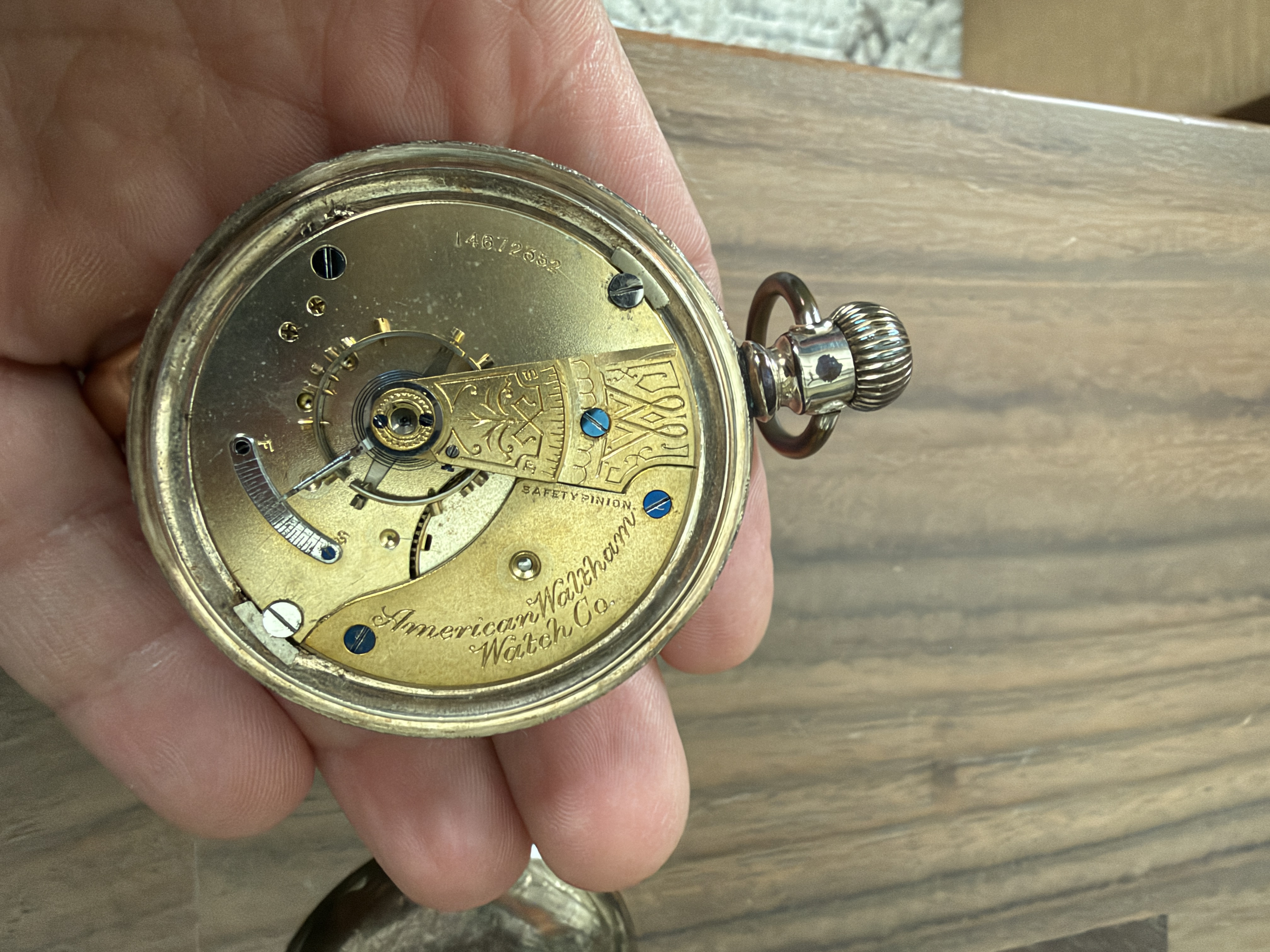 Waltham Grade No. 1 Watch #14672532 - 18s, 7j - Uploaded by mainpinion