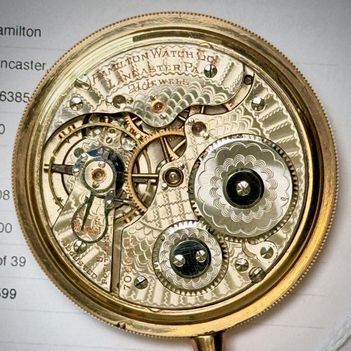 Hamilton Watch Co. Grade 990 Pocket Watch image 1