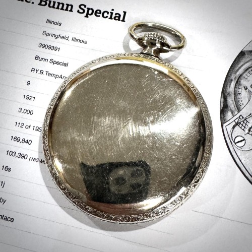 Illinois Watch Co. Grade Bunn Special Pocket Watch image 3