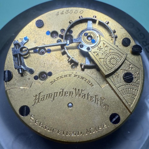 Hampden Watch Co. Grade No. 55 Pocket Watch image 1