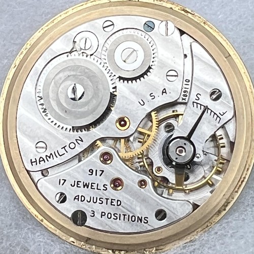 Hamilton Watch Co. Grade 917 Pocket Watch image 1
