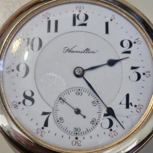 Hamilton Watch Co. Grade 990 Pocket Watch image 2