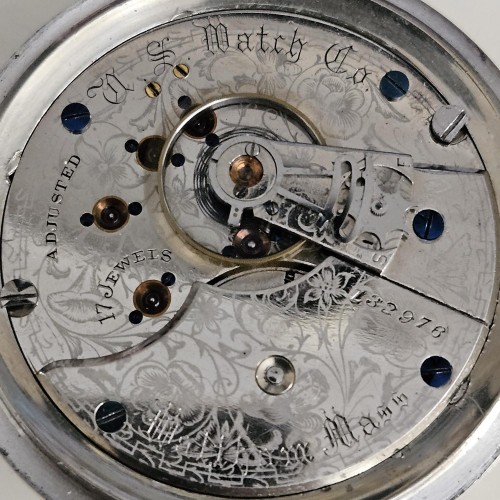 U.S. Watch Co. (Waltham, Mass) Grade 92 Pocket Watch Image