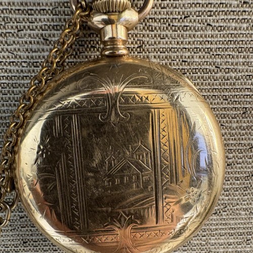 Hampden Watch Co. Grade Wm. McKinley Pocket Watch image 3