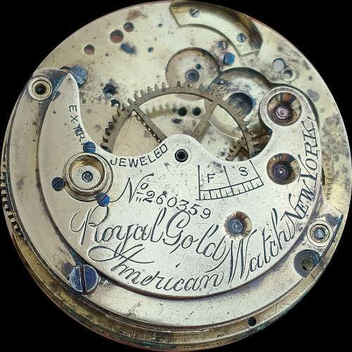 U.S. Watch Co. (Marion, NJ) Royal Gold
