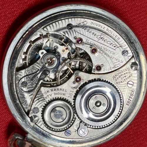Illinois Grade 161A Pocket Watch Image
