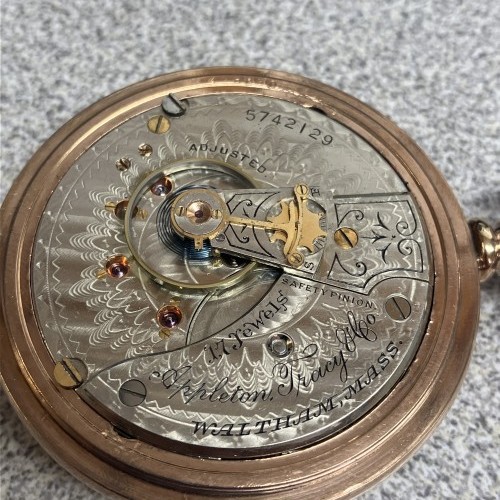 American Waltham Watch Co. Grade No. 35 Pocket Watch image 1