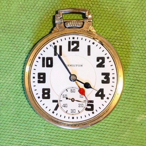 Hamilton Watch Co. Grade 992E Pocket Watch image 2