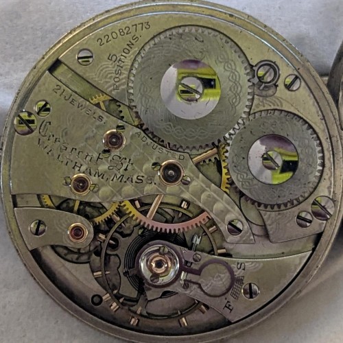 American Waltham Watch Co. Grade Crescent St. Pocket Watch image 1