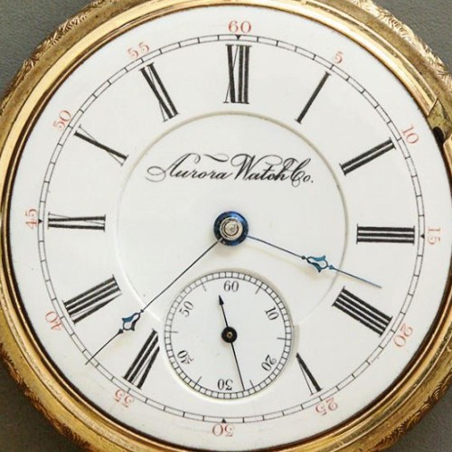 Aurora Watch Co. Grade  Pocket Watch Image