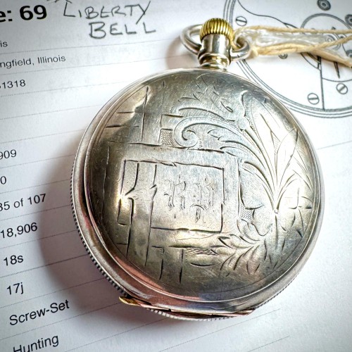 Illinois Watch Co. Grade 69 Pocket Watch image 3