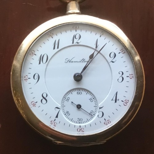 Hamilton Watch Co. Grade 954 Pocket Watch image 2