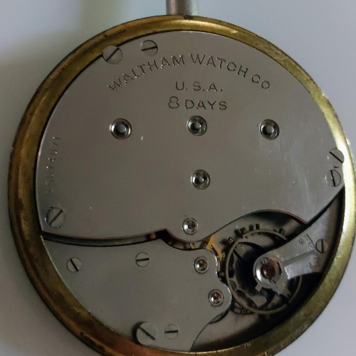 American Waltham Watch Co. Grade 8 Day Pocket Watch image 1