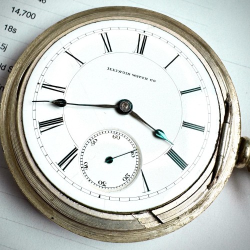 Illinois Watch Co. Grade 60 Pocket Watch image 2