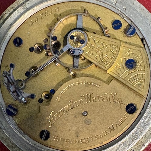 Hampden Watch Co. Grade No. 55 Pocket Watch image 1