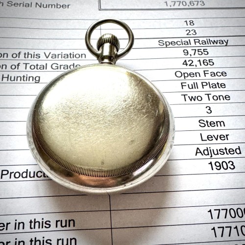 Hampden Watch Co. Grade Special Railway Pocket Watch image 3