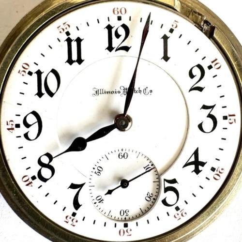 Illinois Watch Co. Grade Sangamo Pocket Watch image 2