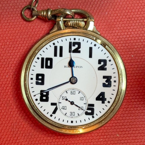 Hamilton Watch Co. Grade 992E Pocket Watch image 4