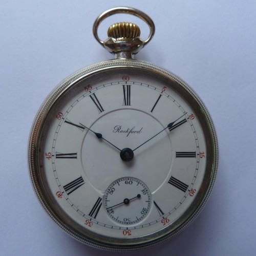 Rockford Watch Co. Grade 87 Pocket Watch image 3