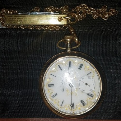 Hamilton Watch Co. Grade 975 Pocket Watch image 1