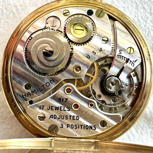 14K Pocket Watch Case by the Wadsworth Watch Case Co. | Pocket