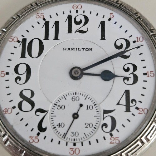 Hamilton Watch Co. Grade 996 Pocket Watch image 2