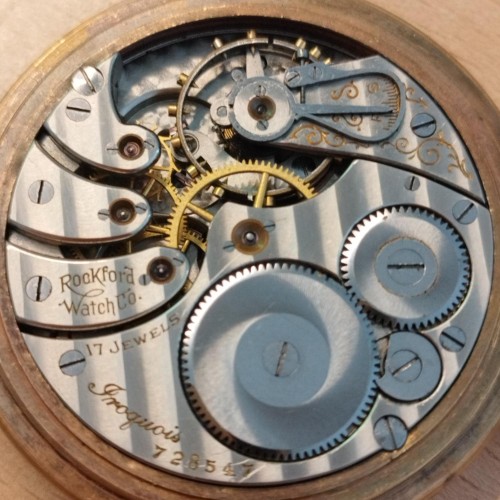 Rockford Watch Co. Grade 635 Pocket Watch 