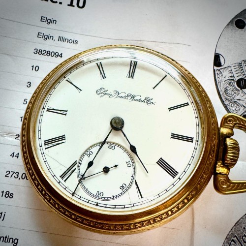Elgin National Watch Co. Grade 10 Pocket Watch image 2