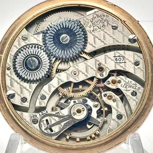 South Bend Watch Co. Grade 407 Pocket Watch image 1