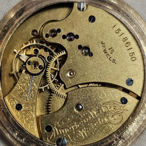 Waltham Grade Seaside Pocket Watch Image