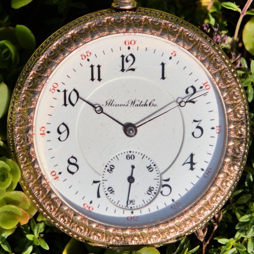 Illinois Watch Co. Grade 176 Pocket Watch image 2