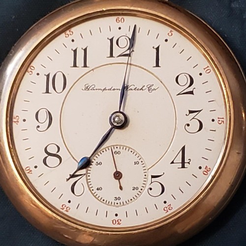 Hampden Watch Co. Grade New Railway Pocket Watch image 2