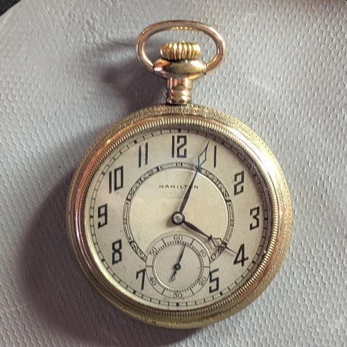 Hamilton Watch Co. Grade 974 Pocket Watch image 3