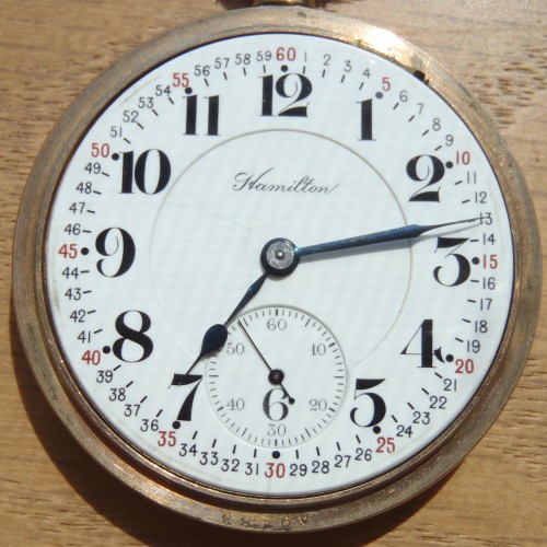 Hamilton Watch Co. Grade 990 Pocket Watch image 2