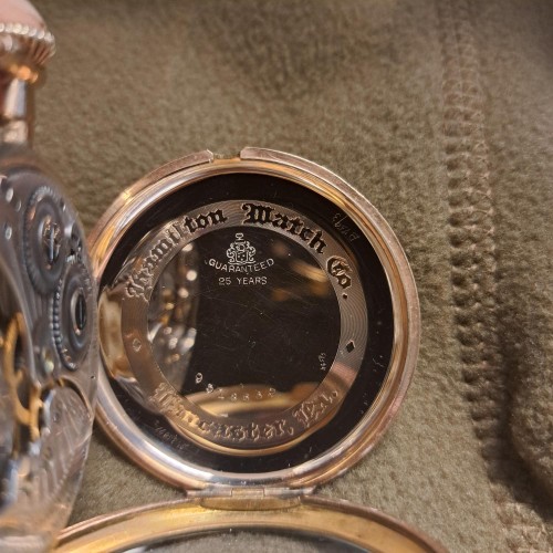Hamilton Watch Co. Grade 910 Pocket Watch image 4