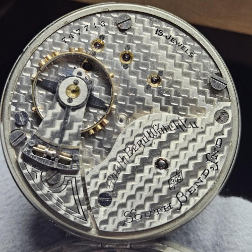 South Bend Watch Co. Grade 305 Pocket Watch image 1
