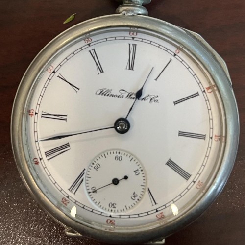 Illinois Watch Co. Grade I.W.C. Pocket Watch image 2