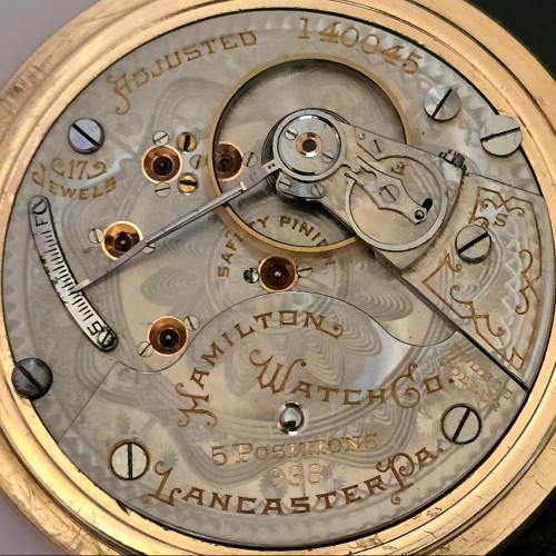 Hamilton pocket watch