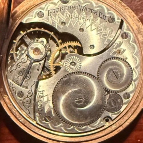 Rockford Watch Co. Grade 610 Pocket Watch 