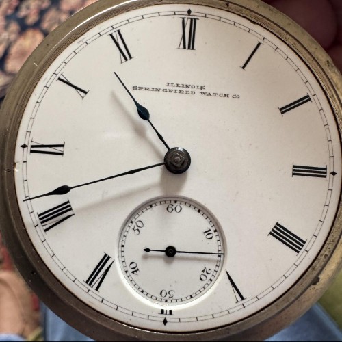 Illinois Watch Co. Grade Mason Pocket Watch image 2