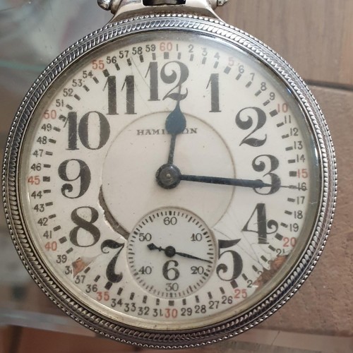 Hamilton Watch Co. Grade 974 Special Pocket Watch image 1