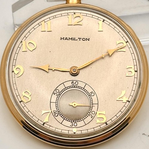 Hamilton Watch Co. Grade 917 Pocket Watch image 2