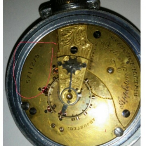 American Waltham Watch Co. Grade A.T. & Co. Pocket Watch 