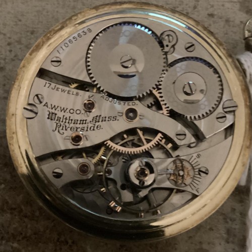 American Waltham Watch Co. Grade Riverside Pocket Watch image 1