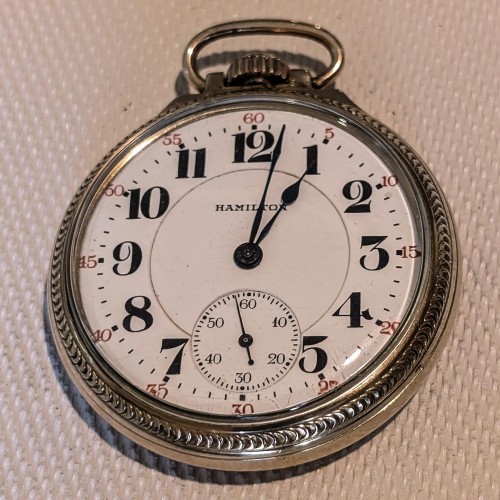 Hamilton Watch Co. Grade 950 Pocket Watch image 2