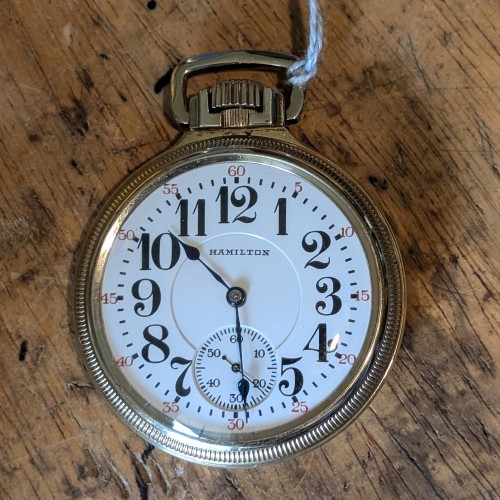 Hamilton Watch Co. Grade 990 Pocket Watch image 2