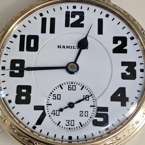 Hamilton Watch Co. Grade 992E Pocket Watch image 2