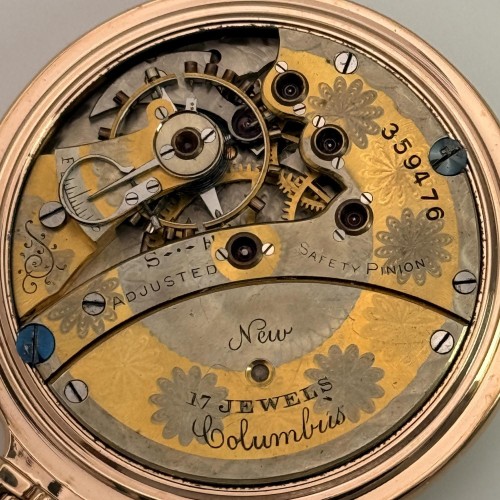 Columbus Watch Co. Grade Unknown Pocket Watch Image
