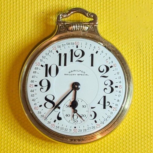 Hamilton Watch Co. Grade 950B Pocket Watch image 4
