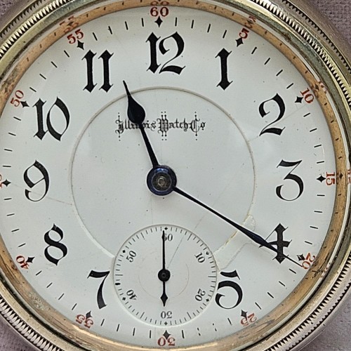 Illinois Watch Co. Grade Bunn Pocket Watch image 2